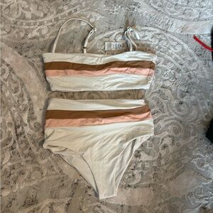L*Space Cream Bikini Set